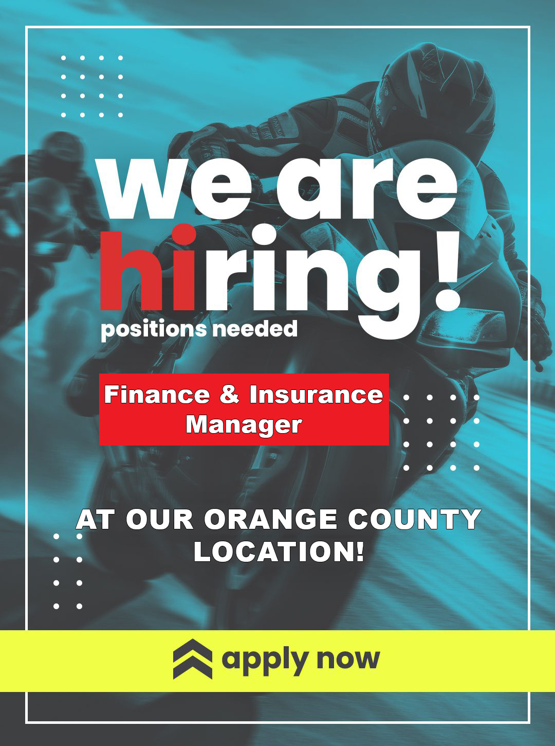 Finance and Insurance Manager